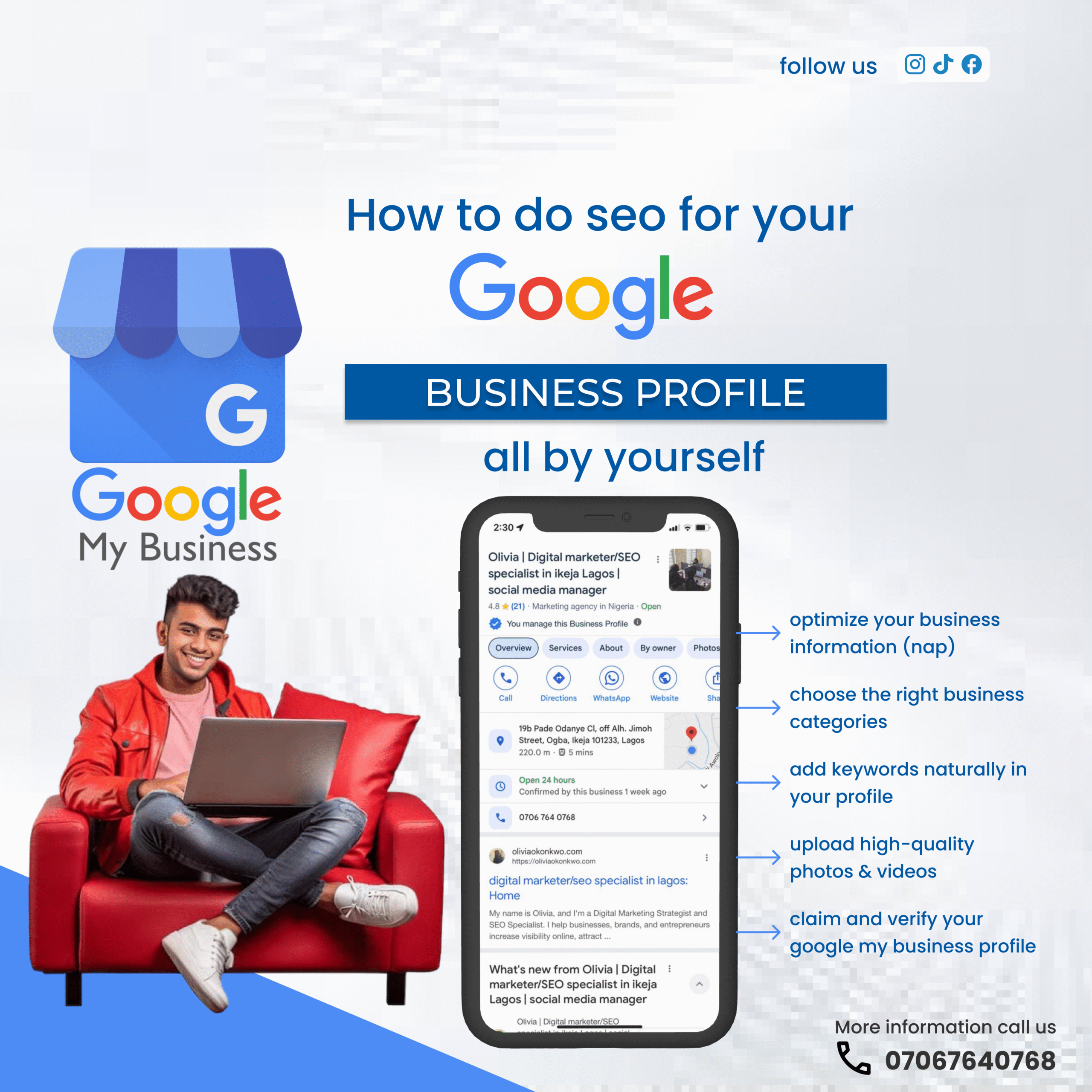 how to do seo for your google my business